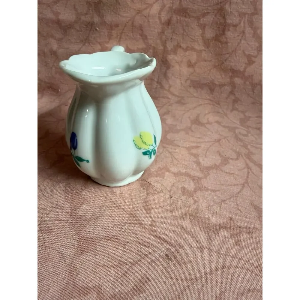 Mini Vintage Fruit Pattern Creamer, Kitchen Serveware